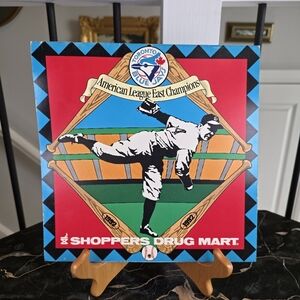 VTG 1992 Toronto Blue Jays Shoppers Drug Mart Calendar - 1991 AL East Champs